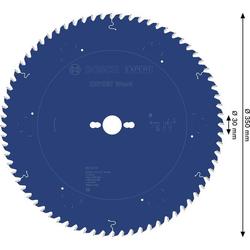 Bosch EXPERT Wood Kreissägeblatt, 350x30mm, Z72 Nr. 2608902189
