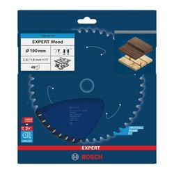 Bosch EXPERT Wood Kreissägeblatt, 190x2,4x30mm, Z48 Nr. 2608902154