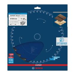 Bosch EXPERT Wood Kreissägeblatt, 254x2,1x30mm, Z24, Zahnwinkel 25° Nr. 2608902175
