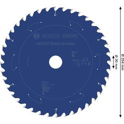 Bosch EXPERT Wood Kreissägeblatt, 254x2,1x30mm, Z40 Nr. 2608902176