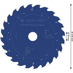 Bosch EXPERT Wood Kreissägeblatt, 216x1,7x30mm, Z24, Zahnwinkel 25° Nr. 2608902163