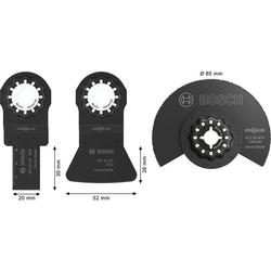 Bosch Starlock Fliesensägeblatt-Set, 3-tlg. Nr. 2607017773