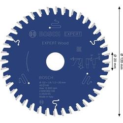 Bosch EXPERT Wood Kreissägeblatt, 120x20mm, Z40 Nr. 2608902136