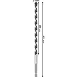Bosch PRO HEX-5 Bohrer, 8x150x200mm Nr. 2608706986