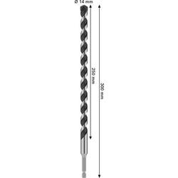 Bosch PRO HEX-5 Bohrer, 14x250x300mm Nr. 2608706998