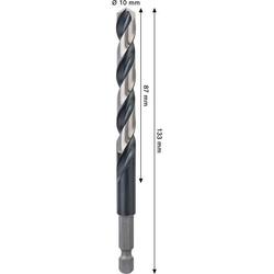 Bosch PRO Metal HSS-G Impact Spiralbohrer, 10x87x133mm Nr. 2608577584