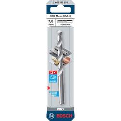 Bosch PRO Metal HSS-G Spiralbohrer, 7,8x75x117mm Nr. 2608577655