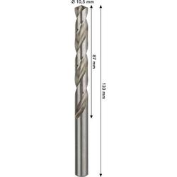Bosch PRO Metal HSS-G Spiralbohrer, 10,5x87x133mm Nr. 2608577661