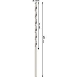 Bosch PRO Metal HSS-G Spiralbohrer, 3x66x100mm Nr. 2608577681