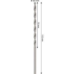 Bosch PRO Metal HSS-G Spiralbohrer, 3,5x73x112mm Nr. 2608577683