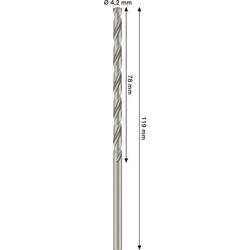 Bosch PRO Metal HSS-G Spiralbohrer, 4,2x78x119mm Nr. 2608577685