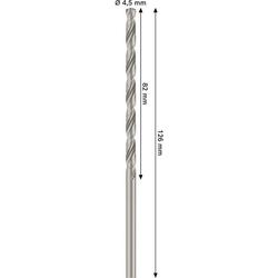Bosch PRO Metal HSS-G Spiralbohrer, 4,5x82x126mm Nr. 2608577686