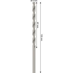 Bosch PRO Metal HSS-G Spiralbohrer, 5x87x132mm Nr. 2608577688