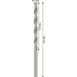Bosch PRO Metal HSS-G Spiralbohrer, 7x102x156mm Nr. 2608577692