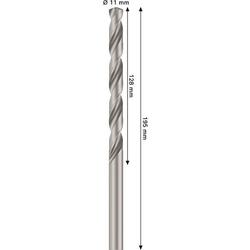 Bosch PRO Metal HSS-G Spiralbohrer, 11x128x195mm Nr. 2608577696