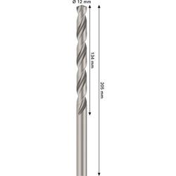 Bosch PRO Metal HSS-G Spiralbohrer, 12x134x205mm Nr. 2608577697