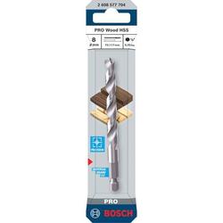 Bosch PRO Wood HSS-Holzspiralbohrer, 8x75x117mm Nr. 2608577704