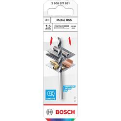 Bosch Metal HSS Spiralbohrer, 1,5x18x40mm, CYL-Schaft, 2-tlg. Nr. 2608577831