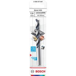 Bosch Metal HSS Spiralbohrer, 7,5x69x109mm, CYL-Schaft Nr. 2608577847