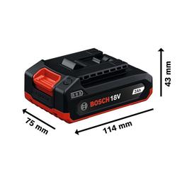 Bosch Akku GBA18V-20 18V 2Ah Nr. 1600A03K19