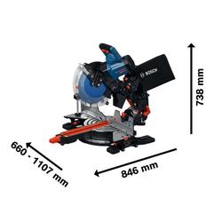 Bosch EXCM341-305GD Gehrungssäge mit Staubbeutel Nr. 0601B23800