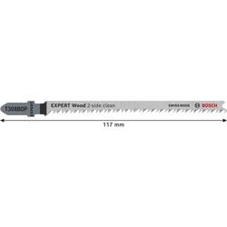 Bosch EXPERT Wood 2-seitig sauberes T308BOP Stichsägeblatt (3er-Pack) Nr. 2608902484