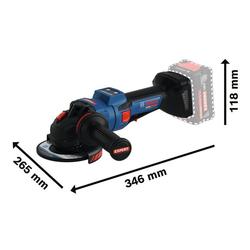 Bosch EXWS18V-15PS Winkelschleifer mit Koffer und Zubehör Nr. 06019M6401
