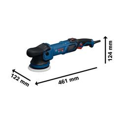 Bosch GPX9-125S Poliermaschine mit Tragetasche und Polierpad Nr. 06013B1000