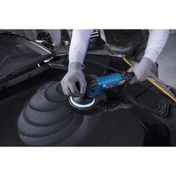 Bosch GPX9-125S Poliermaschine mit Tragetasche und Polierpad Nr. 06013B1000