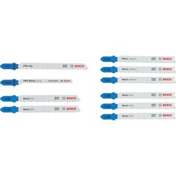 Bosch Metall-Stichsägeblatt-Set, 10-teilig, zum Schneiden von Metall Nr. 2607012070
