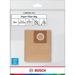 Bosch Papierbeutel für Bosch-Staubsauger, 750mmx220mm (5er-Pack) Nr. 2608001212