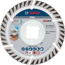 Bosch PRO Multimaterial-Diamantscheibe 115mm X-Lock (2er-Pack) Nr. 2608615285