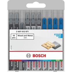 Bosch Stichsägeblatt-Set für Holz und Metall, 10-teilig Nr. 2607012071