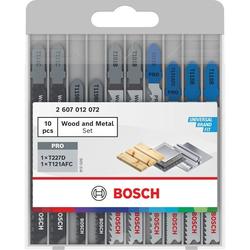 Bosch Stichsägeblatt-Set für Holz und Metall, 10-teilig Nr. 2607012072