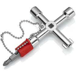 Knipex Schaltschrankschlüssel für gängige Schränke und Absperrsysteme 76 mm Nr. 00 11 03
