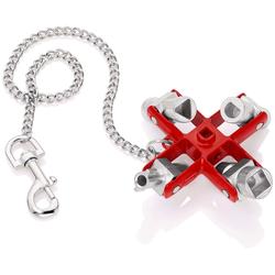 Knipex Universal-Schlüssel für gängige Schränke und Absperrsysteme 90 mm (SB-Karte/Blister) Nr. 00 11 06