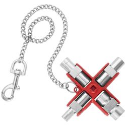 Knipex Universal-Schlüssel für gängige Schränke und Absperrsysteme 90 mm (SB-Karte/Blister) Nr. 00 11 06
