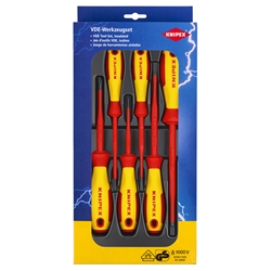 Knipex VDE Schraubendreher-Paket Schlitz / Phillips PH® (SB-Karte/Blister) Nr. 00 20 12 V02