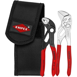 Knipex Mini-Zangenset in Werkzeuggürteltasche 2-teilig (SB-Karte/Blister) Nr. 00 20 72 V01