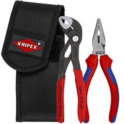 Knipex Mini-Zangenset in Werkzeuggürteltasche 2-teilig Nr. 00 20 72 V06