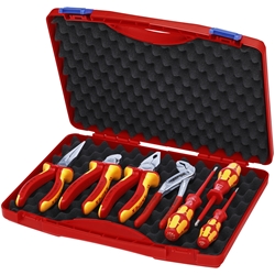 Knipex Werkzeug-Box RED Elektro Set 2 Nr. 00 21 15