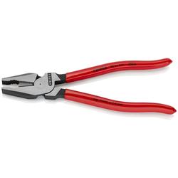 Knipex Kraft-Kombizange mit Kunststoff überzogen schwarz atramentiert 225 mm (SB-Karte/Blister) Nr. 02 01 225 SB