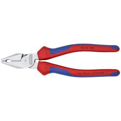Knipex Kraft-Kombizange mit Mehrkomponenten-Hüllen verchromt 180 mm Nr. 02 05 180