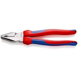 Knipex Kraft-Kombizange mit Mehrkomponenten-Hüllen verchromt 225 mm Nr. 02 05 225