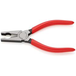 Knipex Kombizange mit Kunststoff überzogen schwarz atramentiert 140 mm Nr. 03 01 140 EAN
