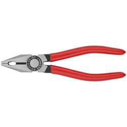 Knipex Kombizange mit Kunststoff überzogen schwarz atramentiert 180 mm (SB-Karte/Blister) Nr. 03 01 180 SB