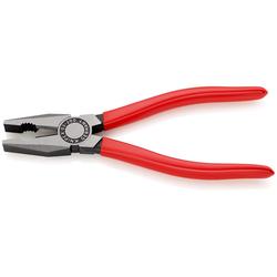 Knipex Kombizange mit Kunststoff überzogen schwarz atramentiert 200 mm Nr. 03 01 200