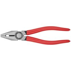 Knipex Kombizange mit Kunststoff überzogen schwarz atramentiert 200 mm Nr. 03 01 200