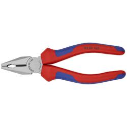 Knipex Kombizange mit Mehrkomponenten-Hüllen schwarz atramentiert 160 mm (SB-Karte/Blister) Nr. 03 02 160 SB