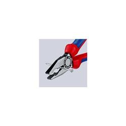 Knipex Kombizange mit Mehrkomponenten-Hüllen schwarz atramentiert 180 mm (SB-Karte/Blister) Nr. 03 02 180 SB